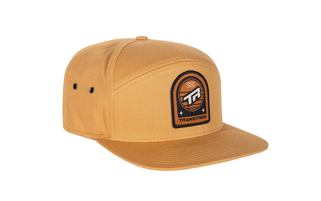 TBC 7 PANEL HAT TR ARCH STONE LOGO (BISCUIT)