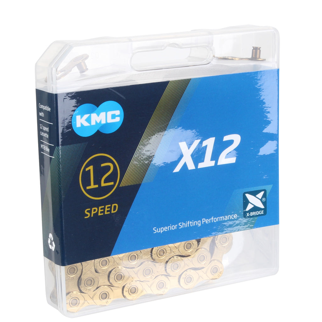KMC X-2 Ti-Nitride Coated 12sp Chain, Gold