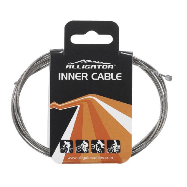 ALLIGATOR DERAILLEUR CABLE, STAINLESS SLICK EACH