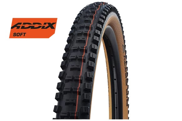 Schwalbe Big Betty Super-G Tire, 29 x 2.4" A-Soft Tanwall