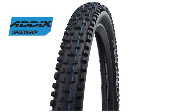 SCHWALBE NOBBY NIC SUPPER T TIRE 29 X 2.35 A SOFT BLK